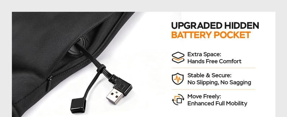 Smart Heated Hoodie! 🧥🔥 5 Heat Zones, Adjustable Temp & Ultra-Comfort! ❄️