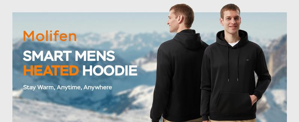 Smart Heated Hoodie! π§₯π₯ 5 Heat Zones, Adjustable Temp & Ultra-Comfort! βοΈ
